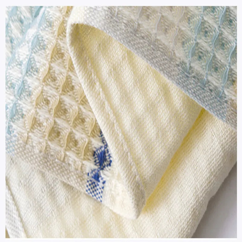 70X140CM cotton waffle woven towel soft cotton bath towel