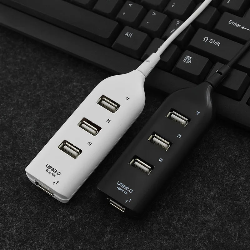 Portable 4 Port Multi USB Hub Splitter