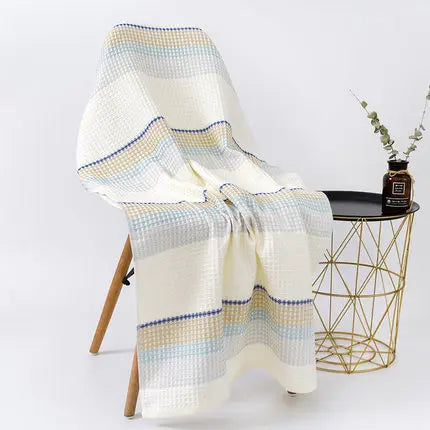 70X140CM cotton waffle woven towel soft cotton bath towel