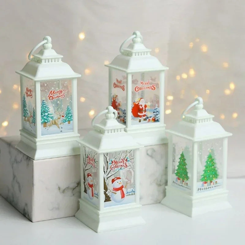 Christmas LED Lantern Light Home Christmas Tree Ornaments