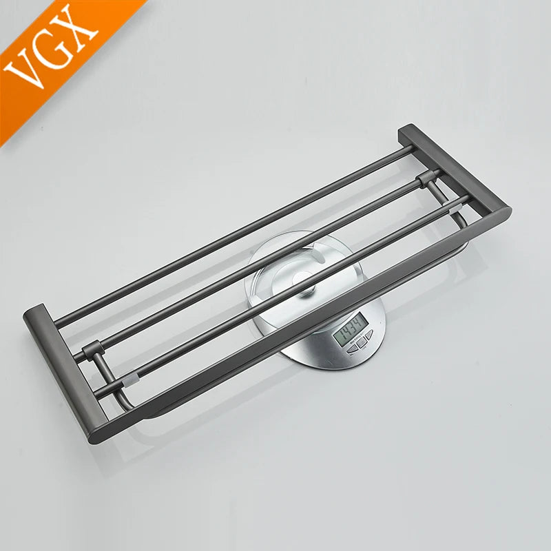 VGX Gold Bathroom Towel Holder Stainless Steel Towel Rack