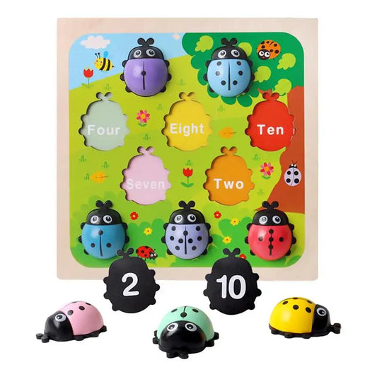 Number Matching Game 1-10 Number Counting Ladybugs