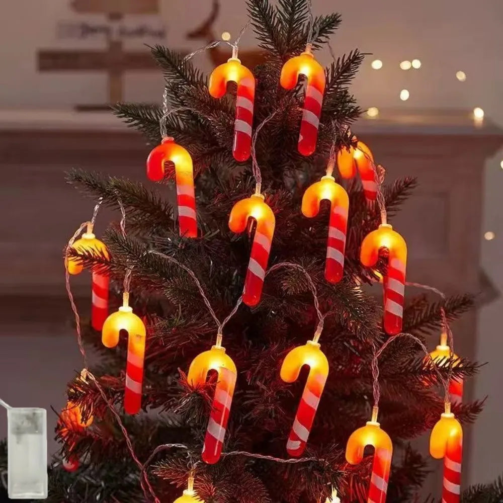 1PC 1.5M/3M Christmas battery box small cane light