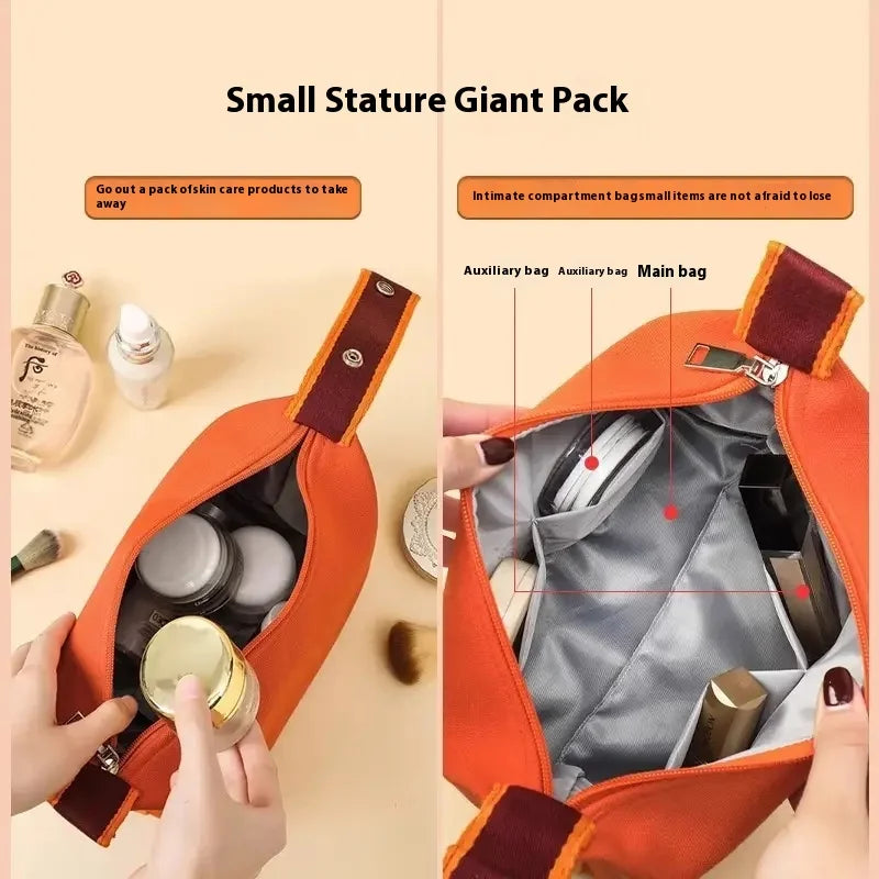 Cosmetic Bag Dustproof Zipper Handbag