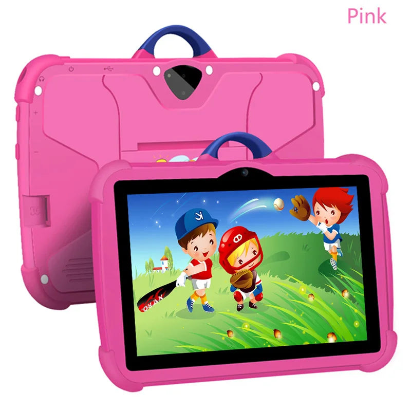 New Cartoon Pattern Kids Tablet 7 Inch Quad Core
