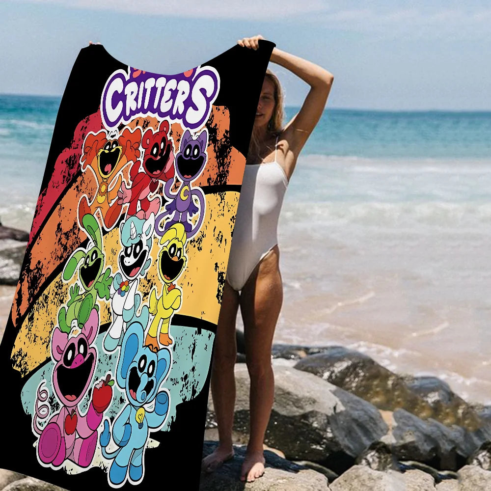 Game S-Smiling C-Critters Bath Towel Microfiber