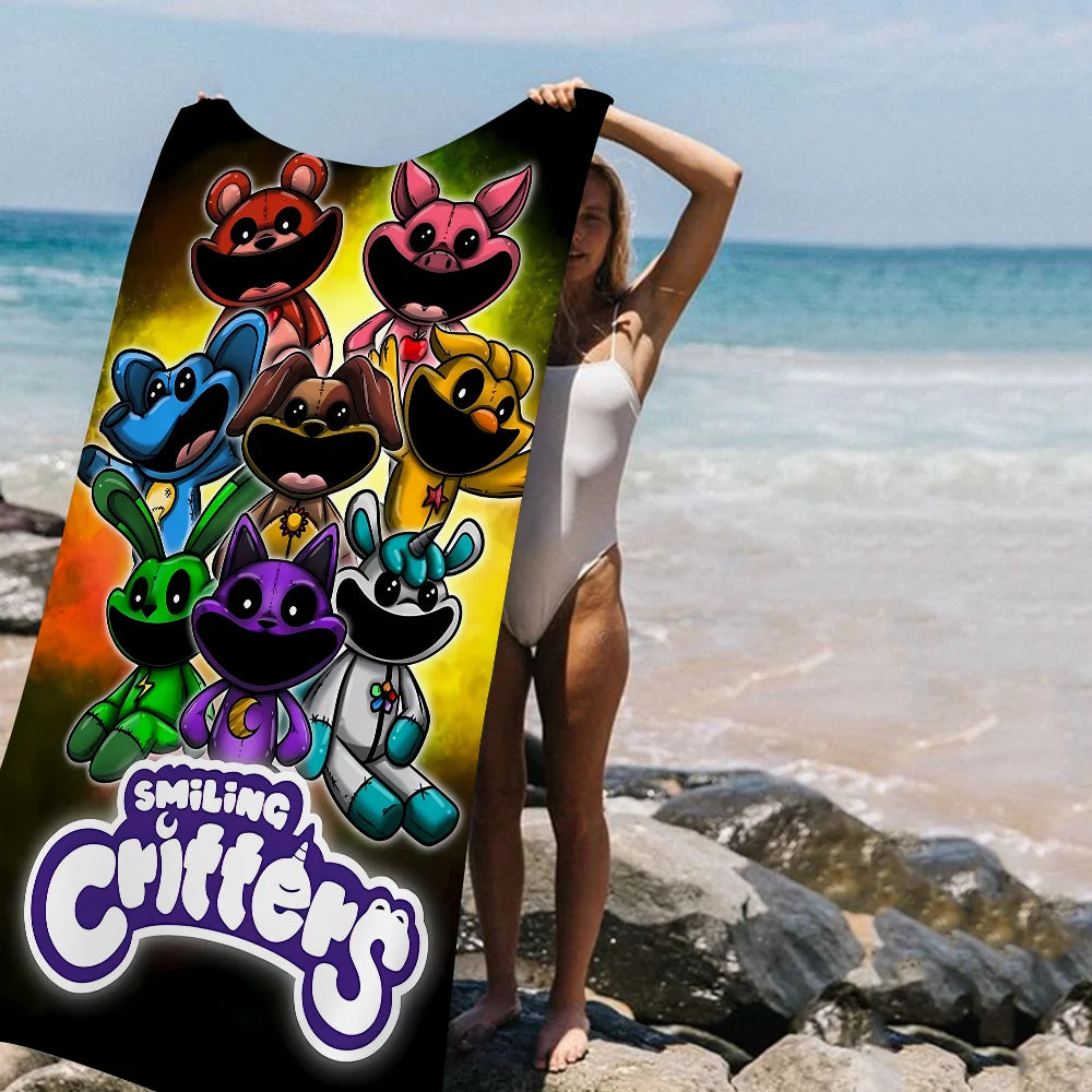 Game S-Smiling C-Critters Bath Towel Microfiber