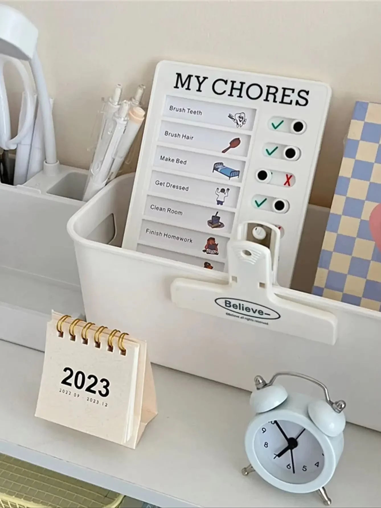 10 Blank Sheets of Paper to do List Board Memo List Board for Adults