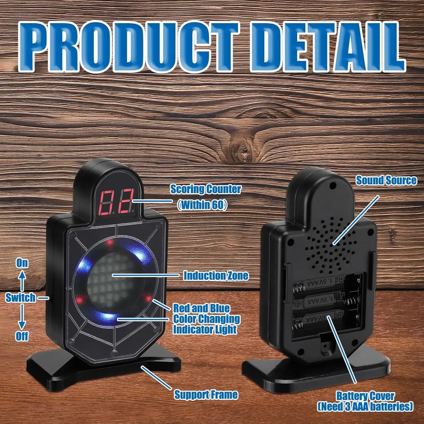 Infrared Induction Electronic Scoring Laser Target Color