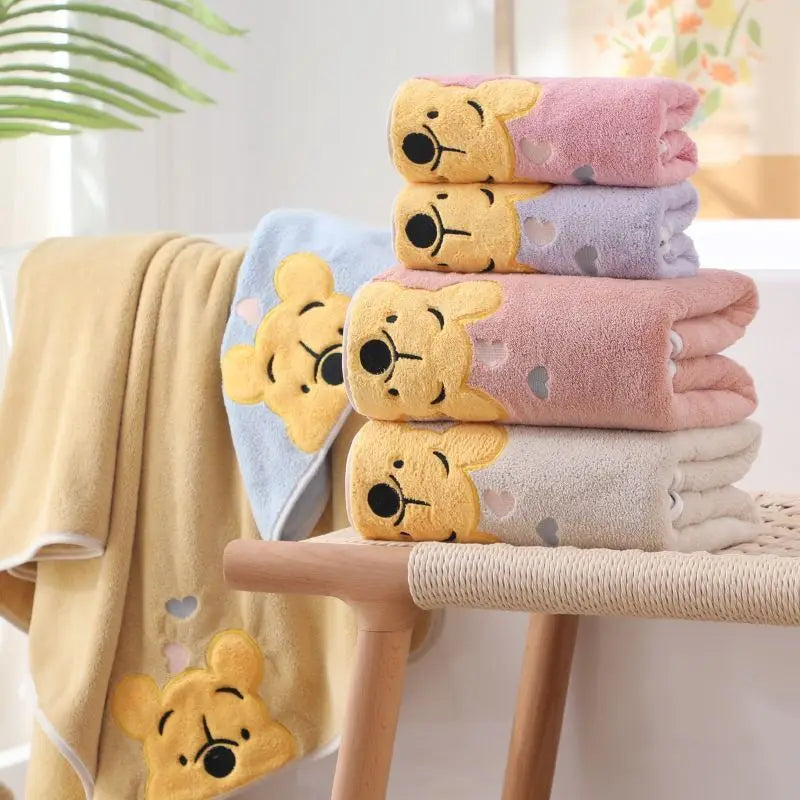 Thickened coral velvet bath towel Cartoon Bath Towel