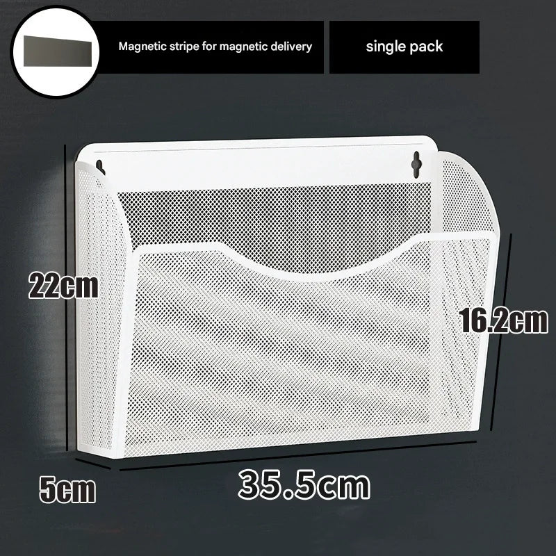Magnetic Perforation-free Storage Shelf,