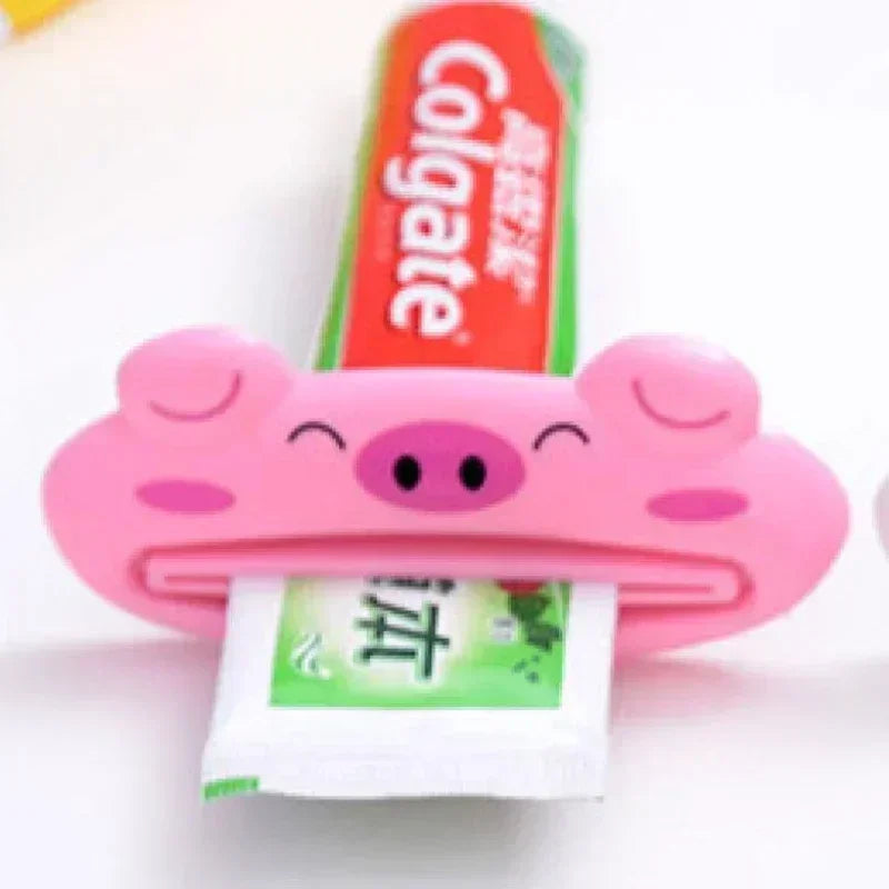 Cute Cartoon Rolling Toothpaste Squeezer Dispenser