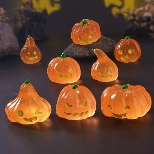 Halloween ghost luminous pumpkin lantern desktop ornaments
