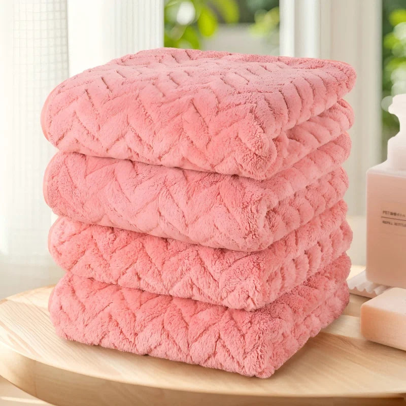 Solid Color Towel Set of 4pcs, Ultra Soft  , 4 Color Options.