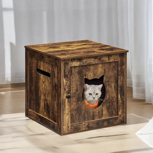 CCat Litter Box Furniture,Indoor Cat House, End Table,