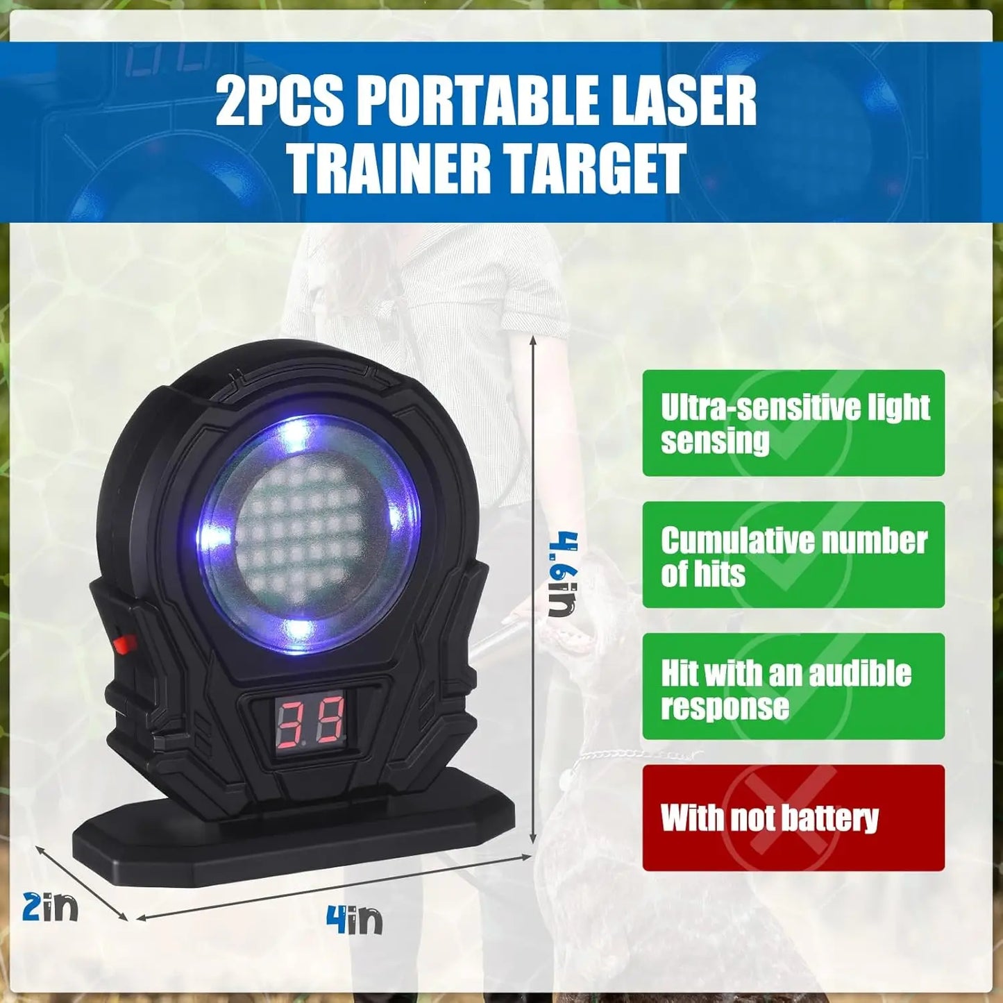 Infrared Induction Electronic Scoring Laser Target Color
