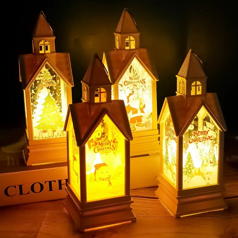 Christmas LED Lantern Light Home Christmas Tree Ornaments