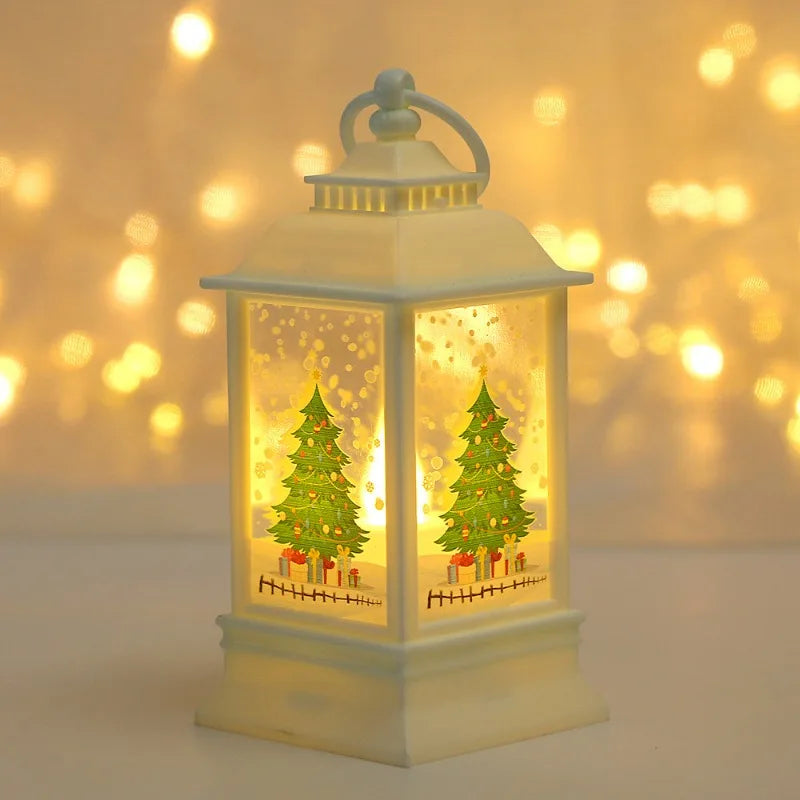 Christmas LED Lantern Light Home Christmas Tree Ornaments