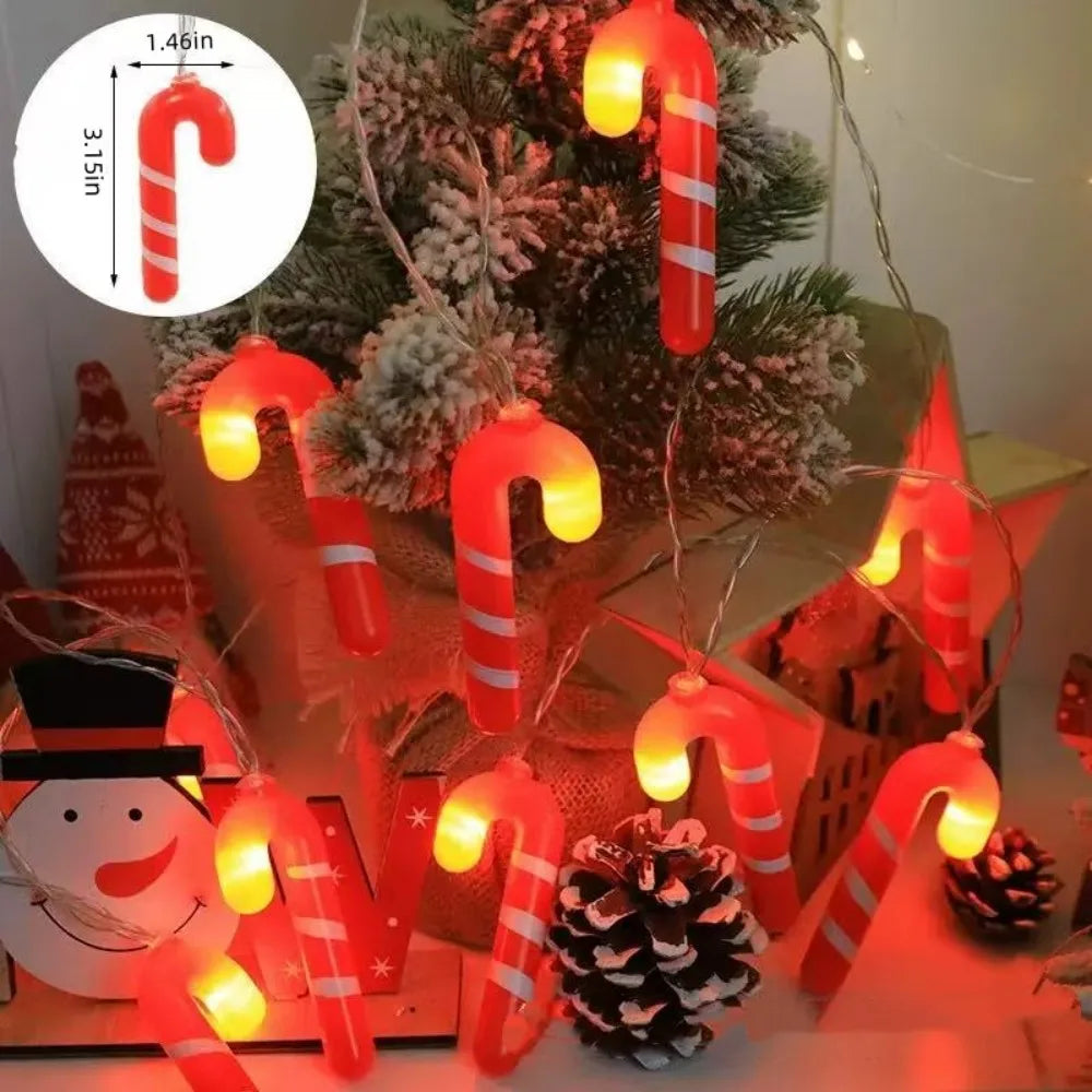 1PC 1.5M/3M Christmas battery box small cane light