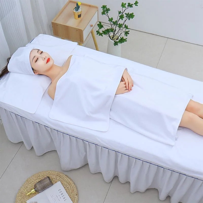 5pcs SPA Dedicated Towels Thickened Beauty Logo Bath Hair Towel