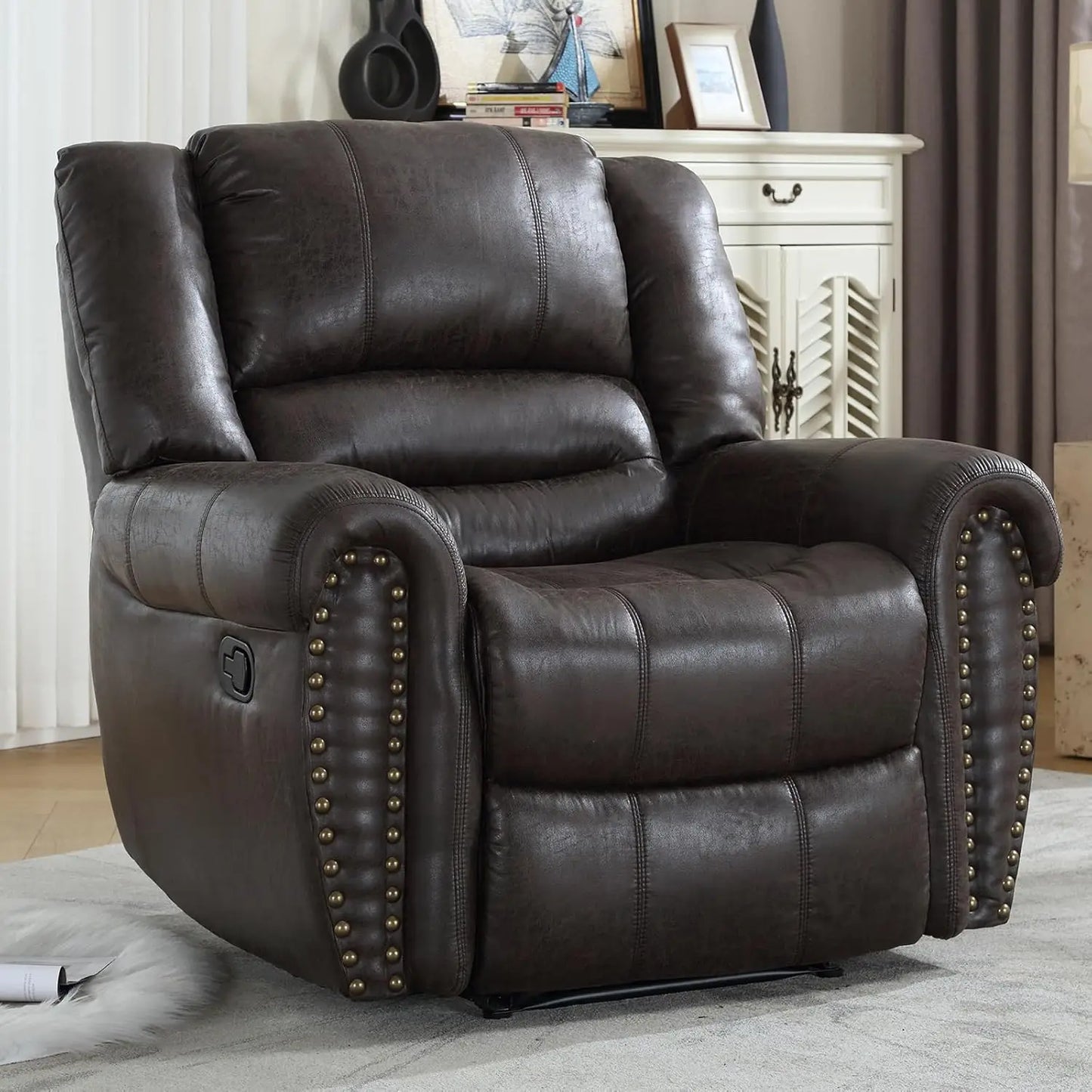 Leather Recliner Chair Manual Recliner Chair