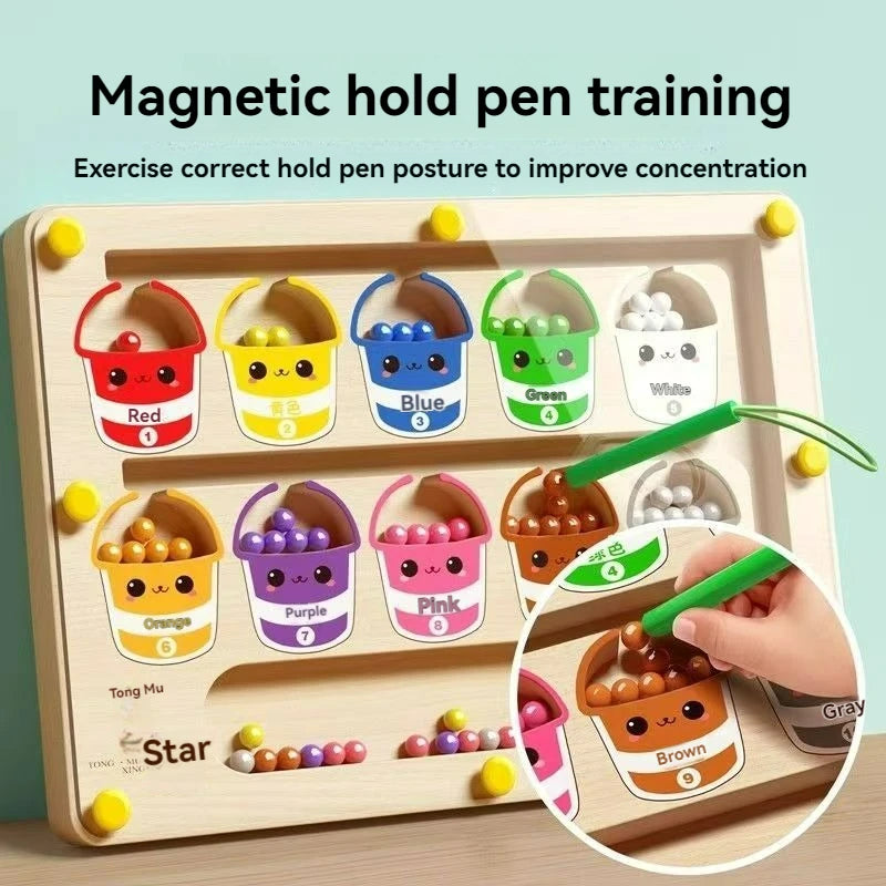 Children's Magnetic Maze Walking Ball Baby Training,