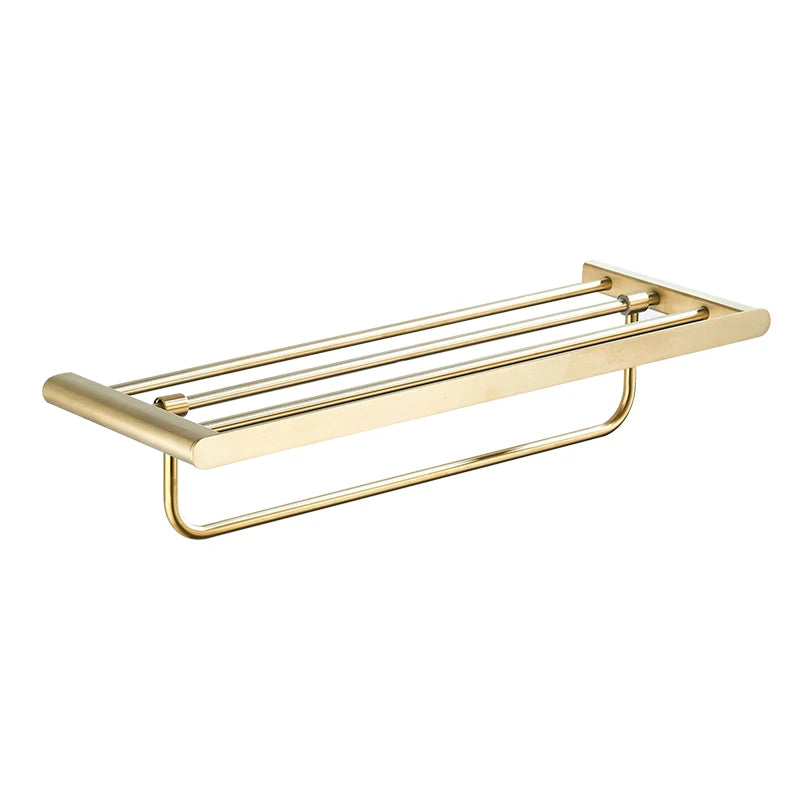 VGX Gold Bathroom Towel Holder Stainless Steel Towel Rack