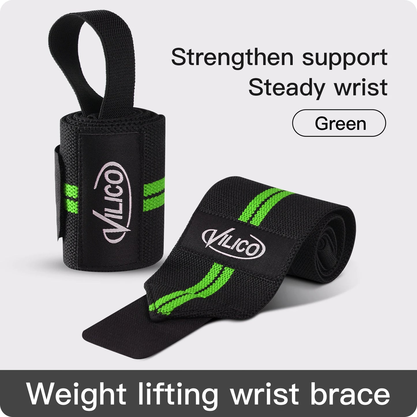 1 PC Wristband Wrist Support Brace Straps Extra Strength Weight Lifting