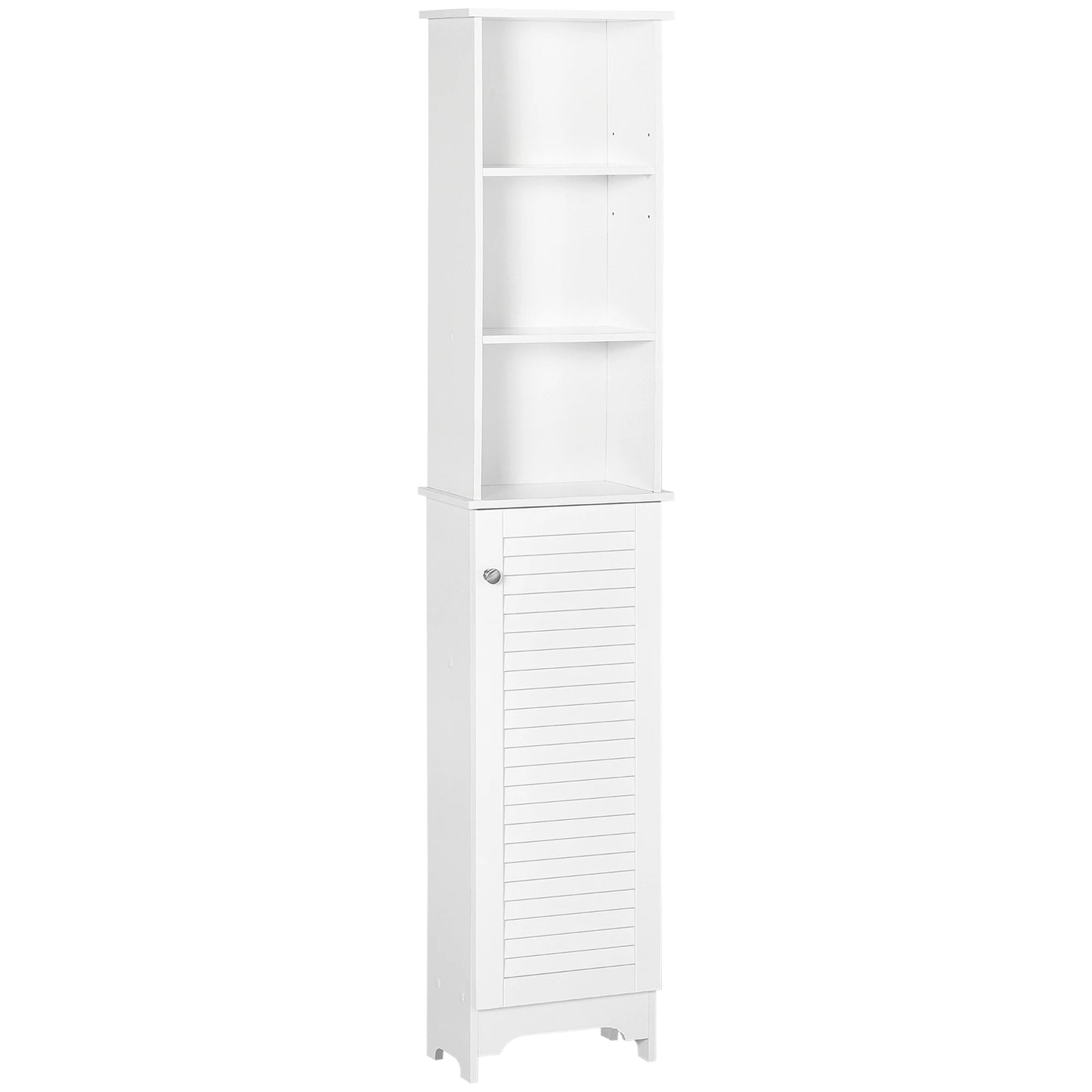 Tall Bathroom Storage Cabinet/Freestanding Linen Tower