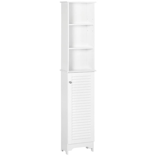 Tall Bathroom Storage Cabinet/Freestanding Linen Tower