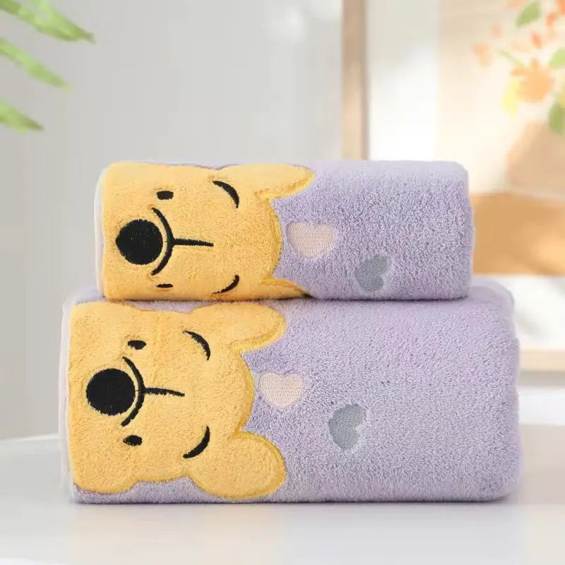 Thickened coral velvet bath towel Cartoon Bath Towel