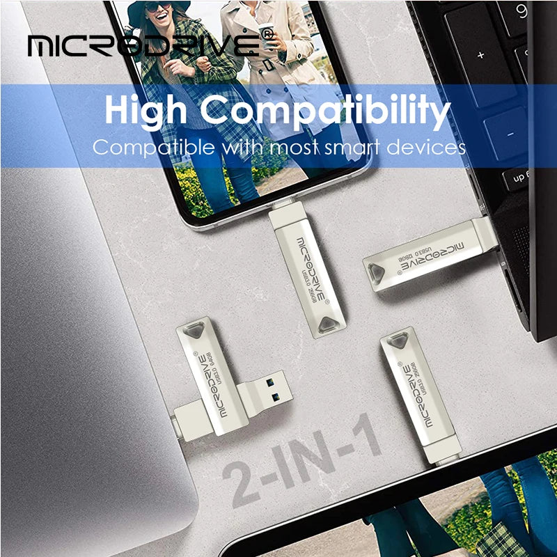 2 in 1 OTG USB 3.0 & usb-C Flash Pen Drive Memory Stick