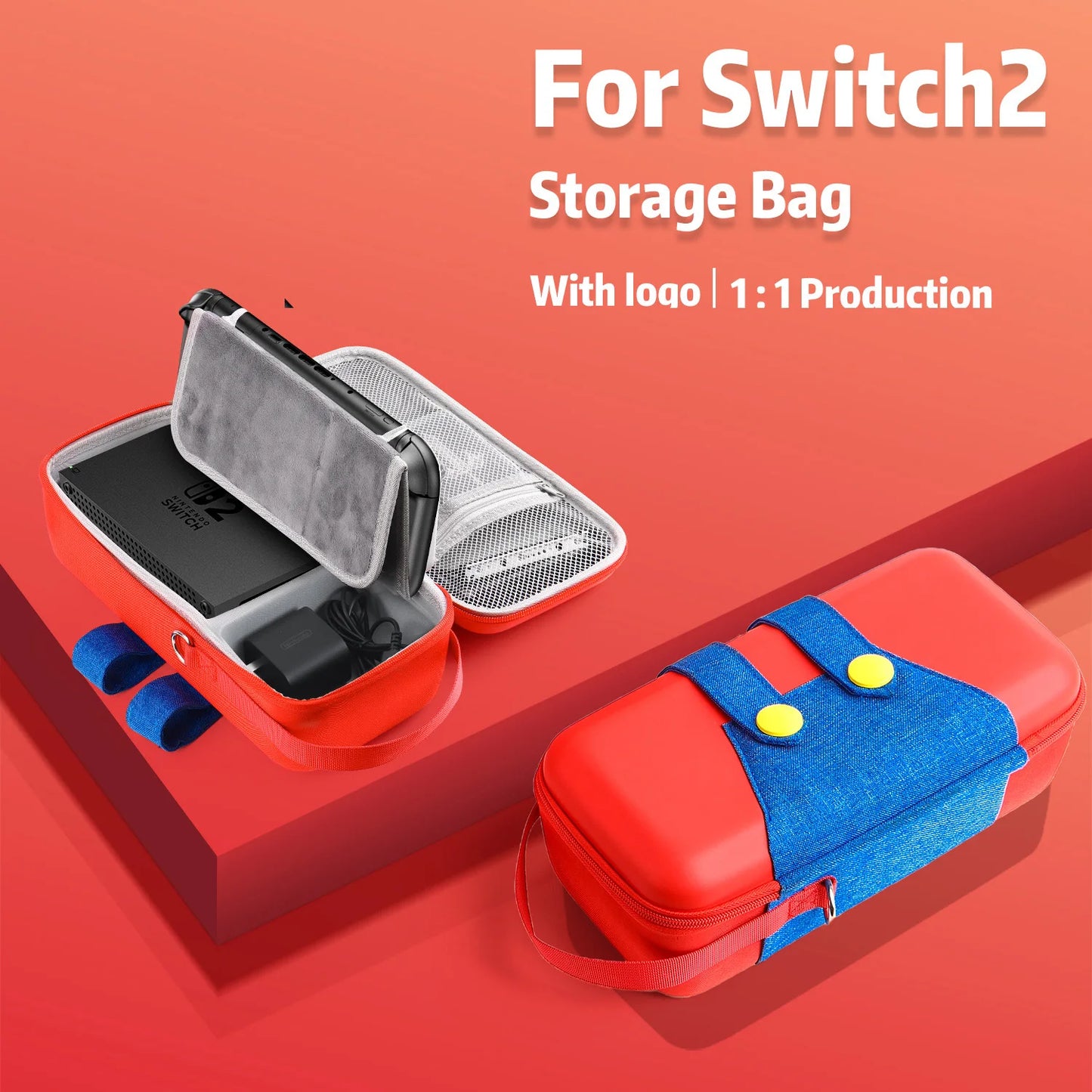 Switch 2 Case Storage bag Carrying Case for NS Switch