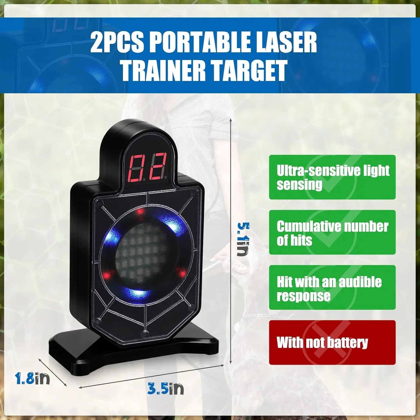 Infrared Induction Electronic Scoring Laser Target Color