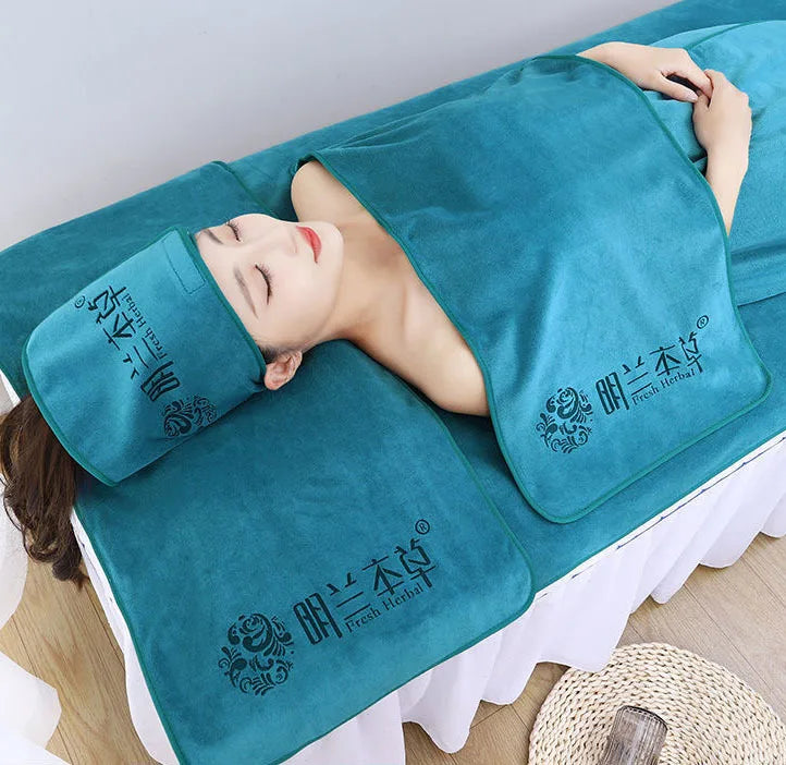 5pcs SPA Dedicated Towels Thickened Beauty Logo Bath Hair Towel