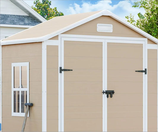 6x3 FT Storage Shed, Waterproof Resin Outdoor