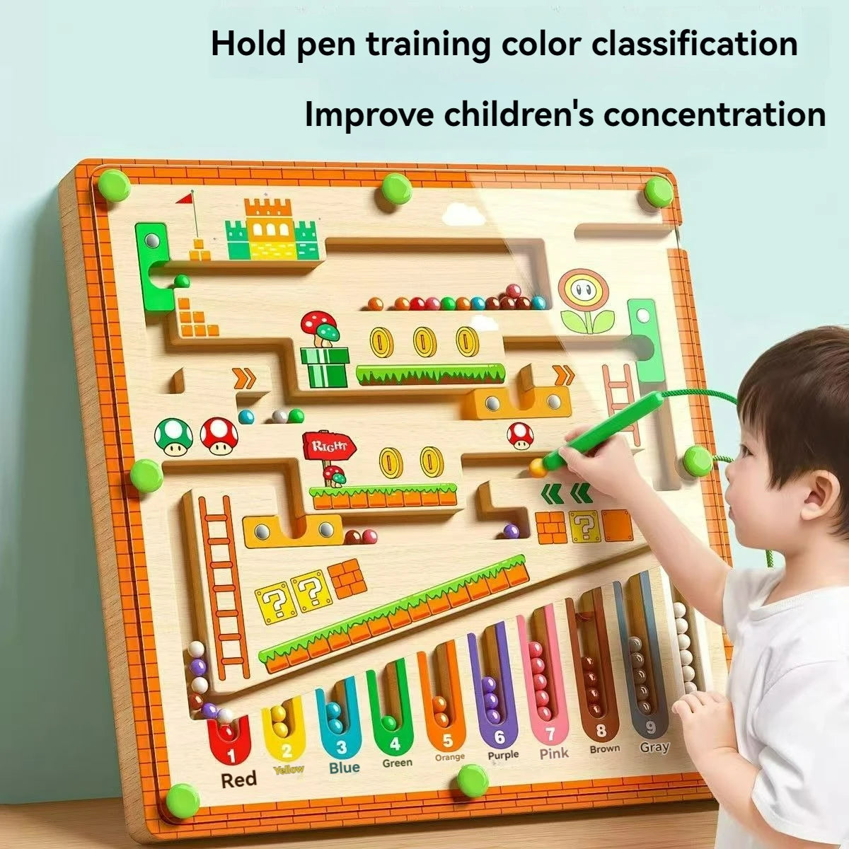 Children's Magnetic Maze Walking Ball Baby Training,