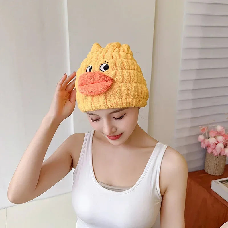 Women Chirdren Hair Drying Hat Quick-dry Microfiber Hair
