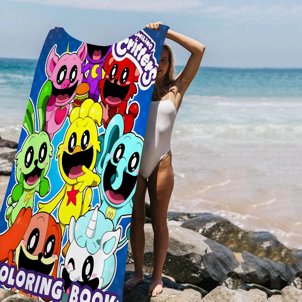 Game S-Smiling C-Critters Bath Towel Microfiber