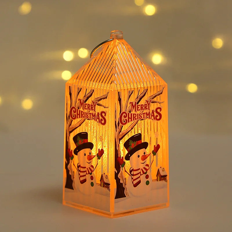 Christmas LED Lantern Light Home Christmas Tree Ornaments