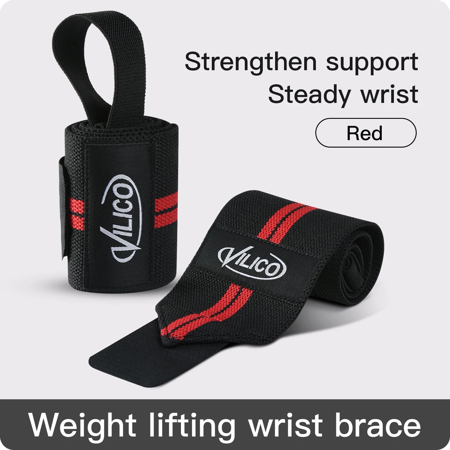 1 PC Wristband Wrist Support Brace Straps Extra Strength Weight Lifting