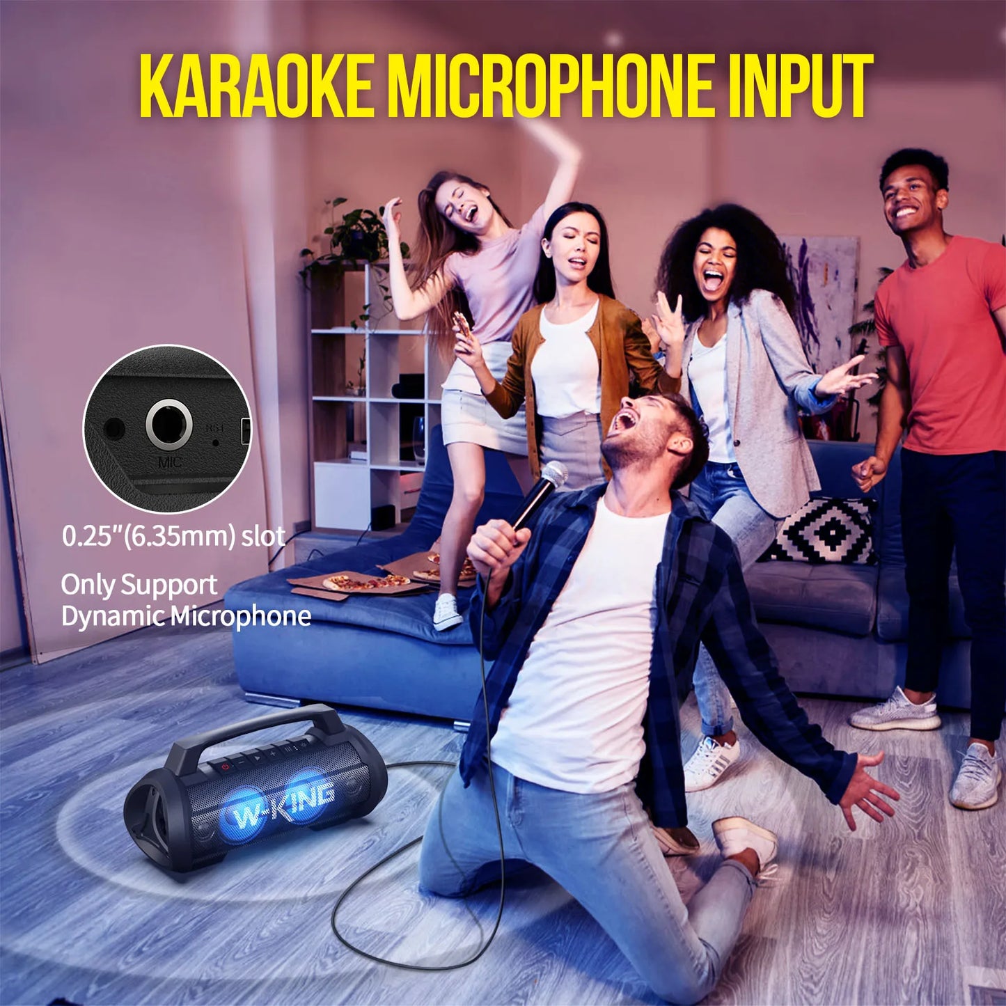 KING 70W RMS Bluetooth Portable Speaker,