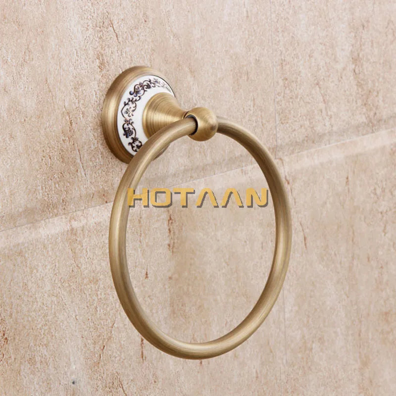 .,solid brass Bathroom Accessories Set,Robe hook,Paper Holder,