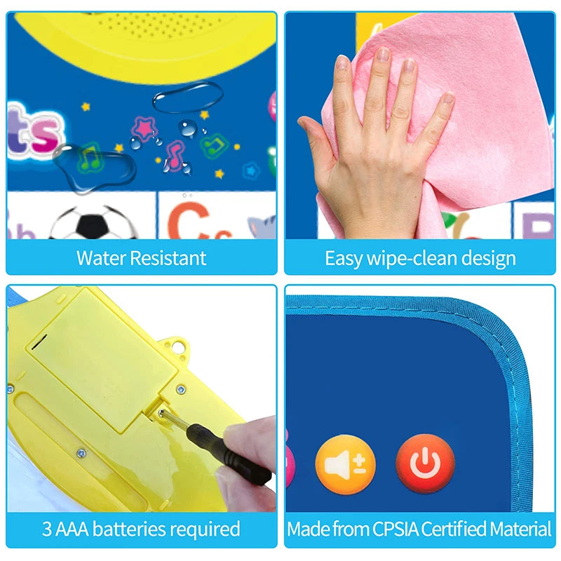 Electronic English Alphabet Wall Chart Talking ABC Letters