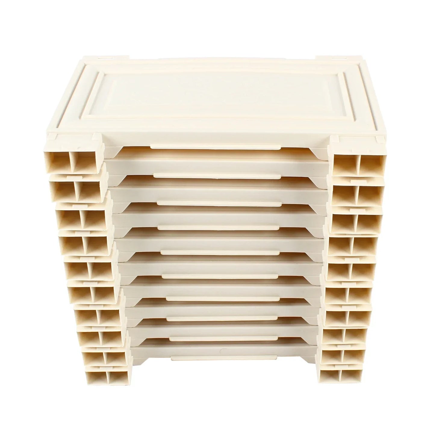 Multi-Drawer Plastic Dresser with Wheels – 6-Drawer Storage