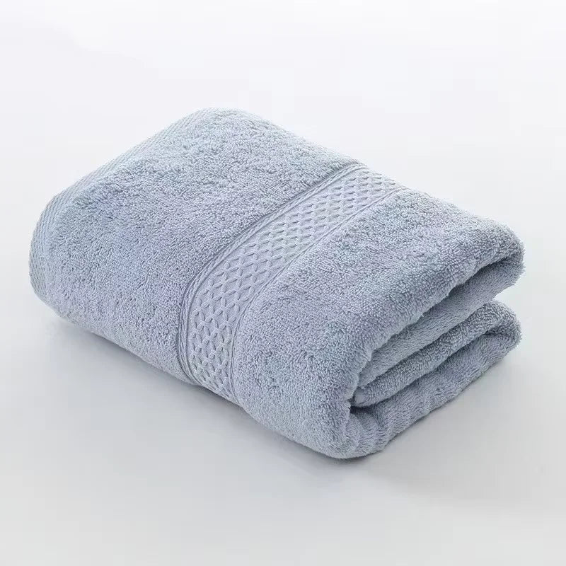 Bath Towel Washcloth Cotton Towel Solid Color