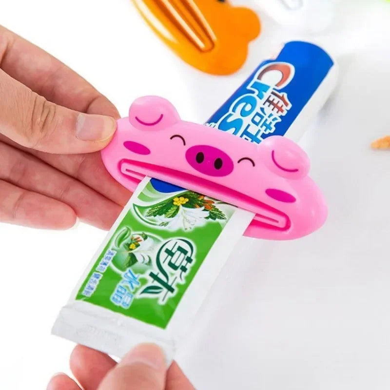 Cute Cartoon Rolling Toothpaste Squeezer Dispenser