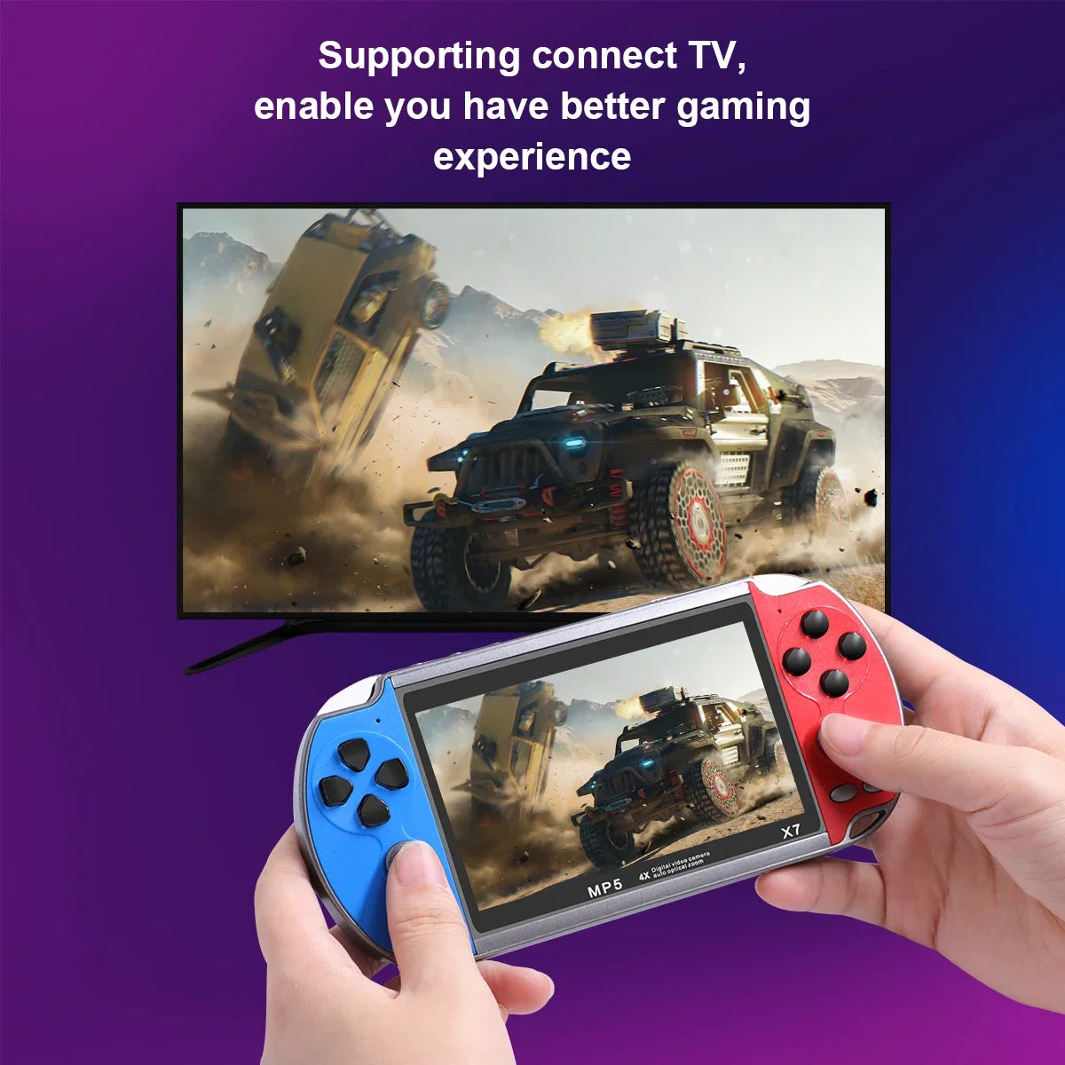 4.3inch Handheld Game Console IPS Screen Video Game player