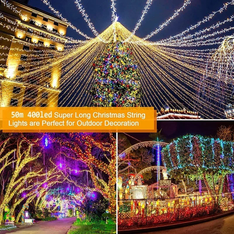 String Light String Decorative Led Lights 400 LED 50M Indoor and Outdoor Fairy Lights