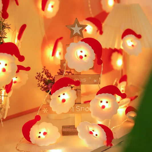 Christmas LED Snowman String Lights